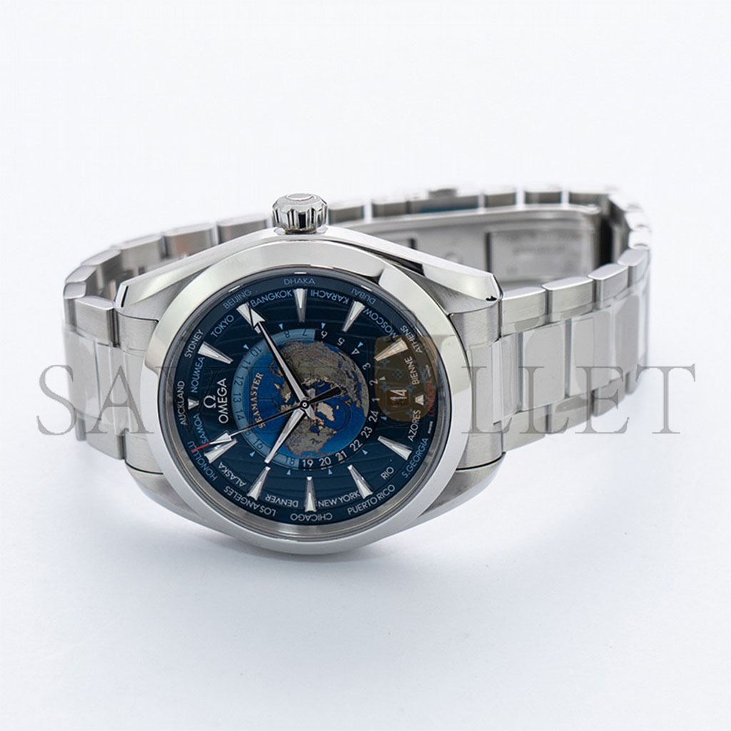 OMEGA SEAMASTER AQUA TERRA AUTOMATIC BLUE DIAL WATCH 220.10.43.22.03.001